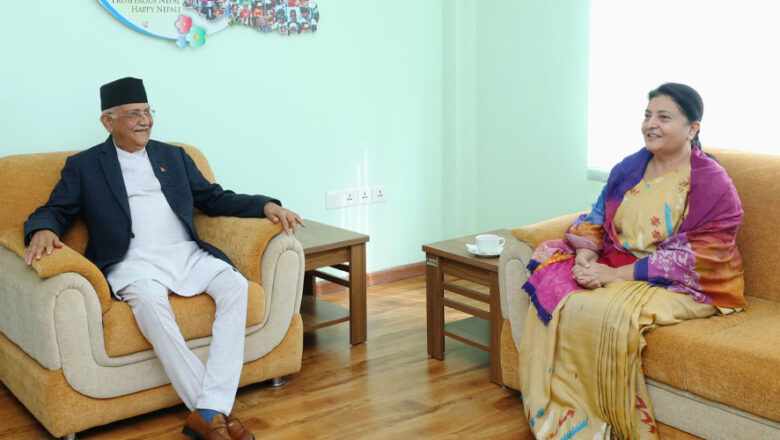 ओली र विद्याको भेटवार्ता सकियो